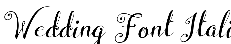 Wedding Font Italic Yazı tipi ücretsiz indir